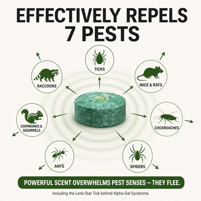SCENTSHIELD™ - Natural Rodent Repellent Tablets
