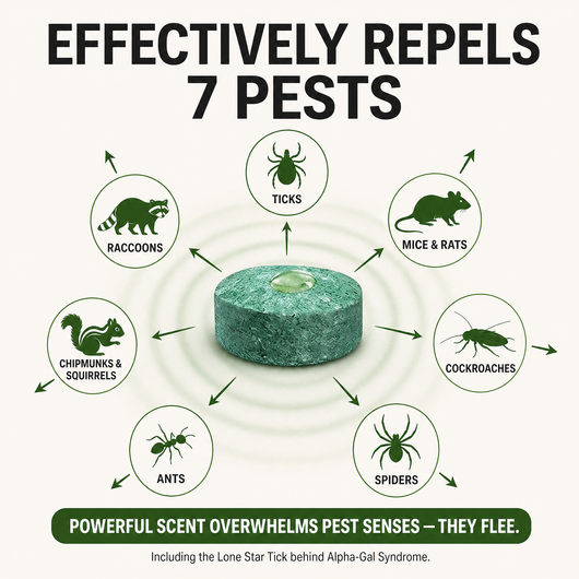 SCENTSHIELD™ - Natural Rodent Repellent Tablets