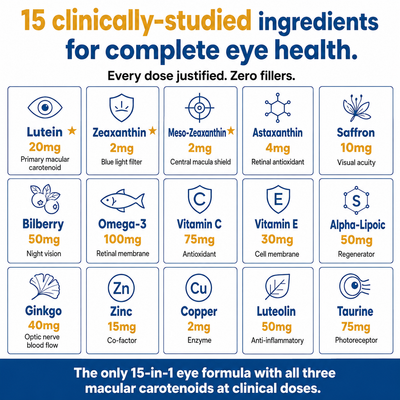 Dorenos 15-in-1 Advanced Eye Formula