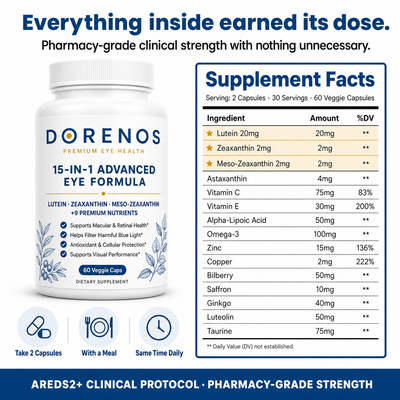 Dorenos 15-in-1 Advanced Eye Formula